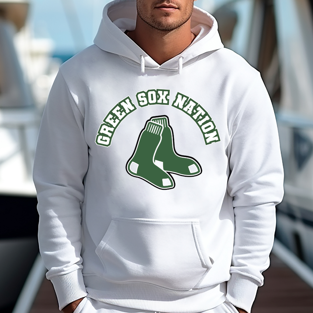 Green Sox Hoodie Style 4