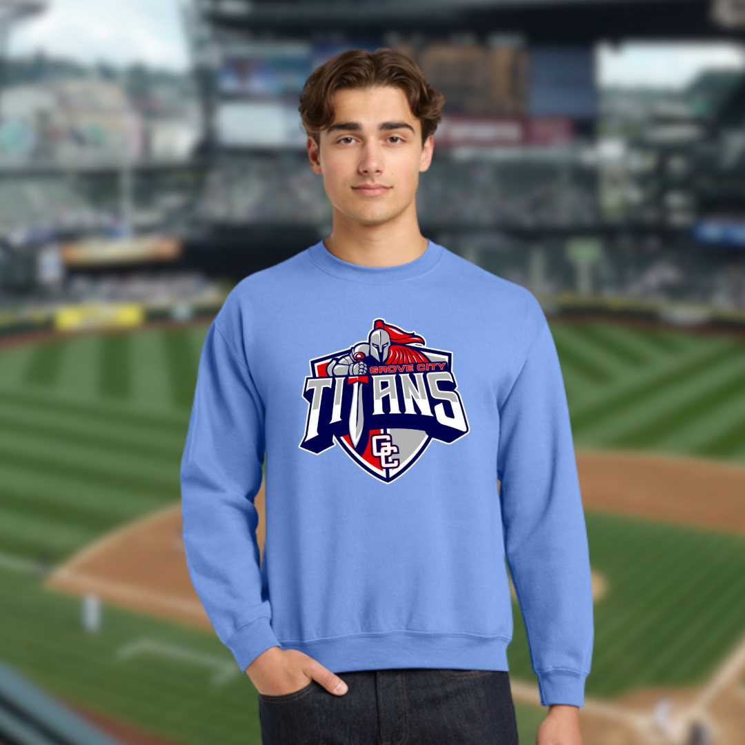 Grove City Titans Baseball Crewneck Style 1