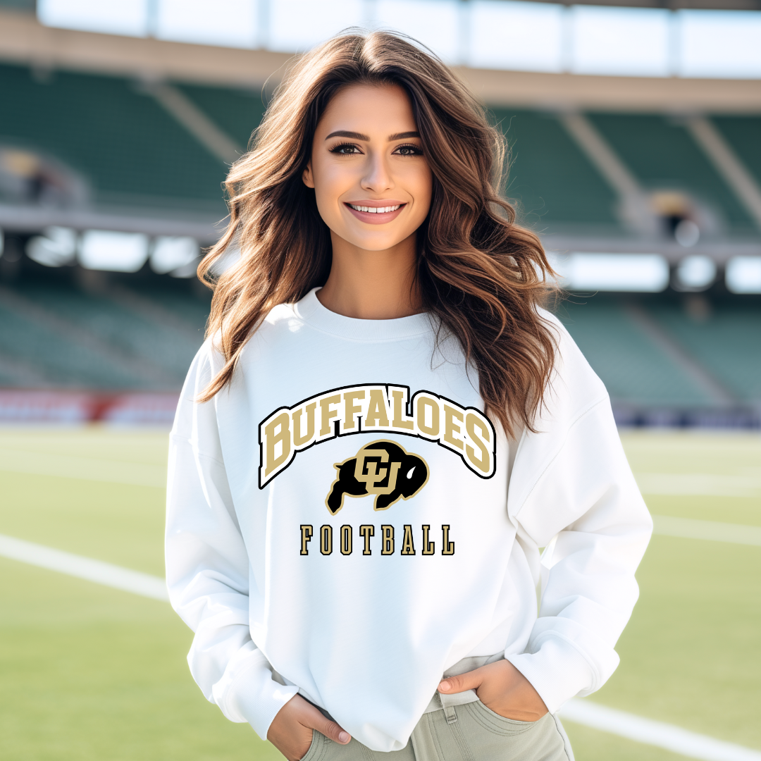 DFL Buffaloes Football Crewneck Sweatshirt