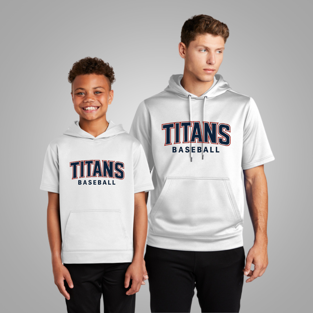 Grove City Titans Short Sleeve Hoodie Style 2