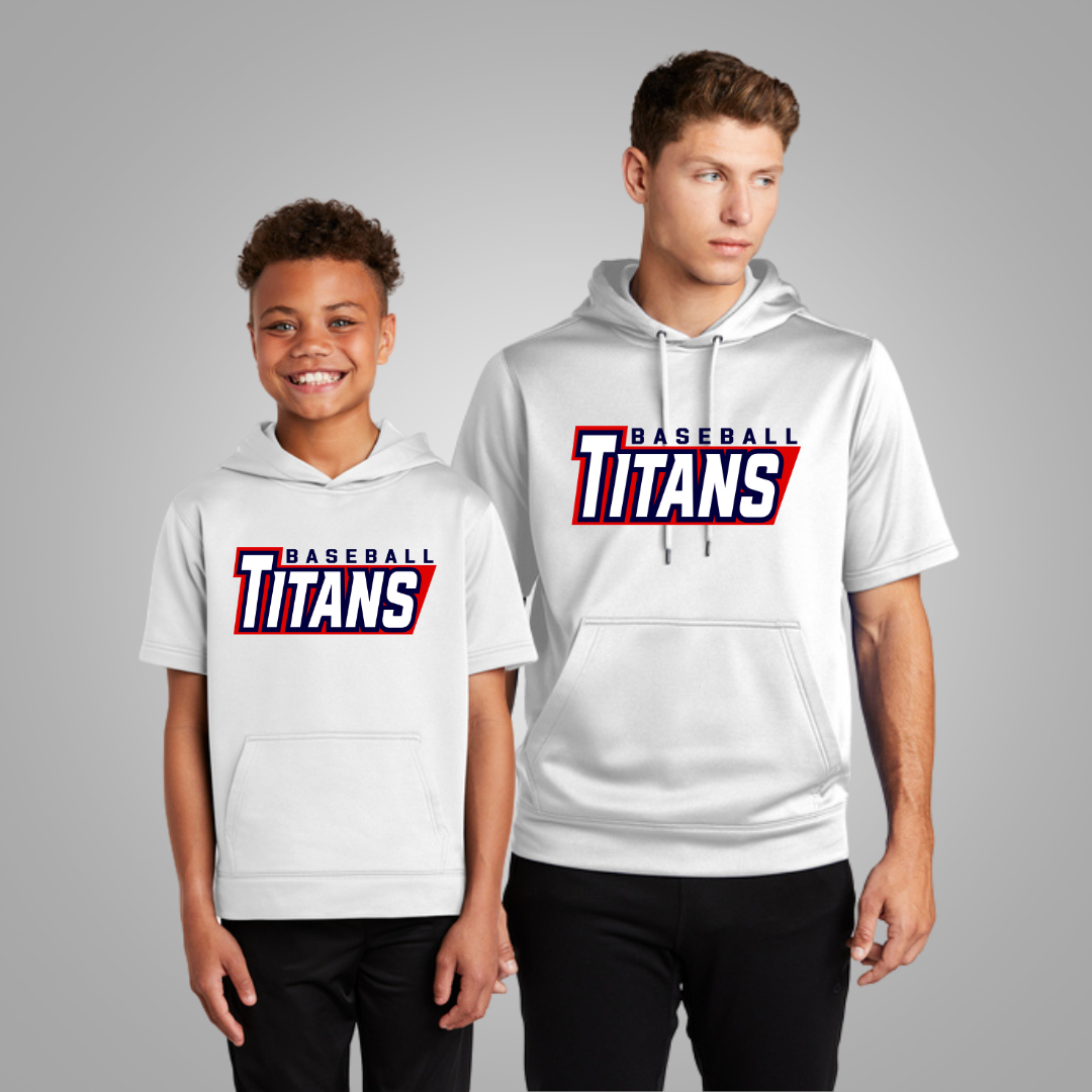 Grove City Titans Short Sleeve Hoodie Style 3