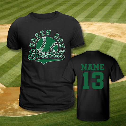 Green Sox Baseball Tail Tee