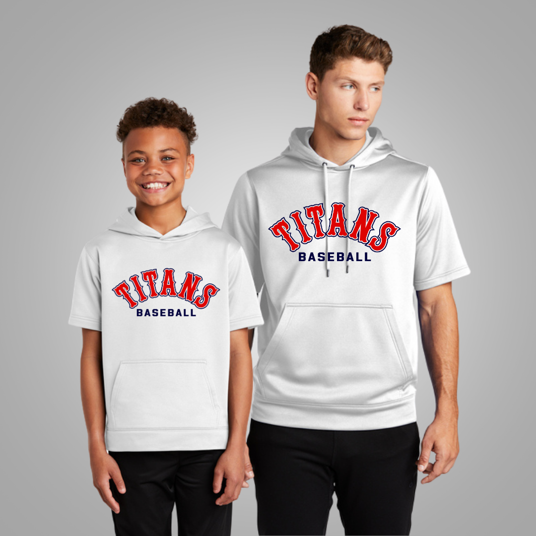 Grove City Titans Short Sleeve Hoodie Style 4