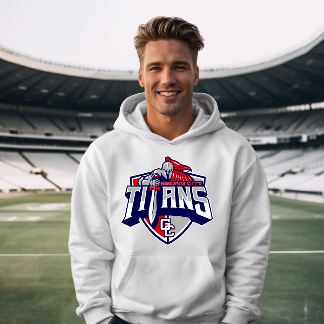 Grove City Titans Baseball Hoodie Style 1