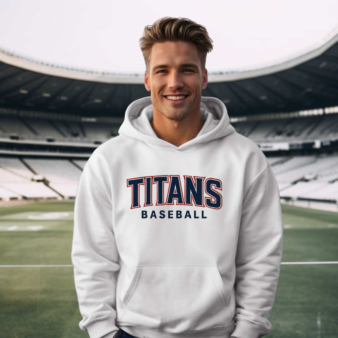 Grove City Titans Baseball Hoodie Style 2