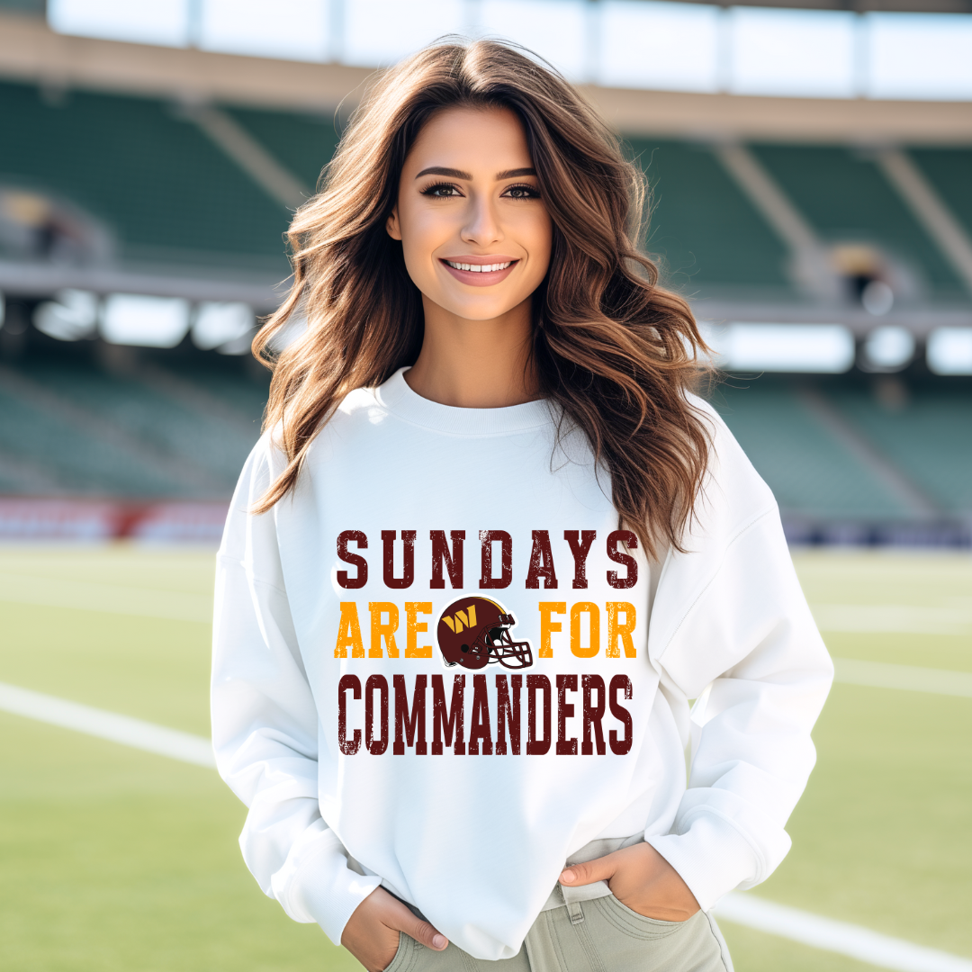 DFL Commanders SUNDAYS Crewneck Sweatshirt