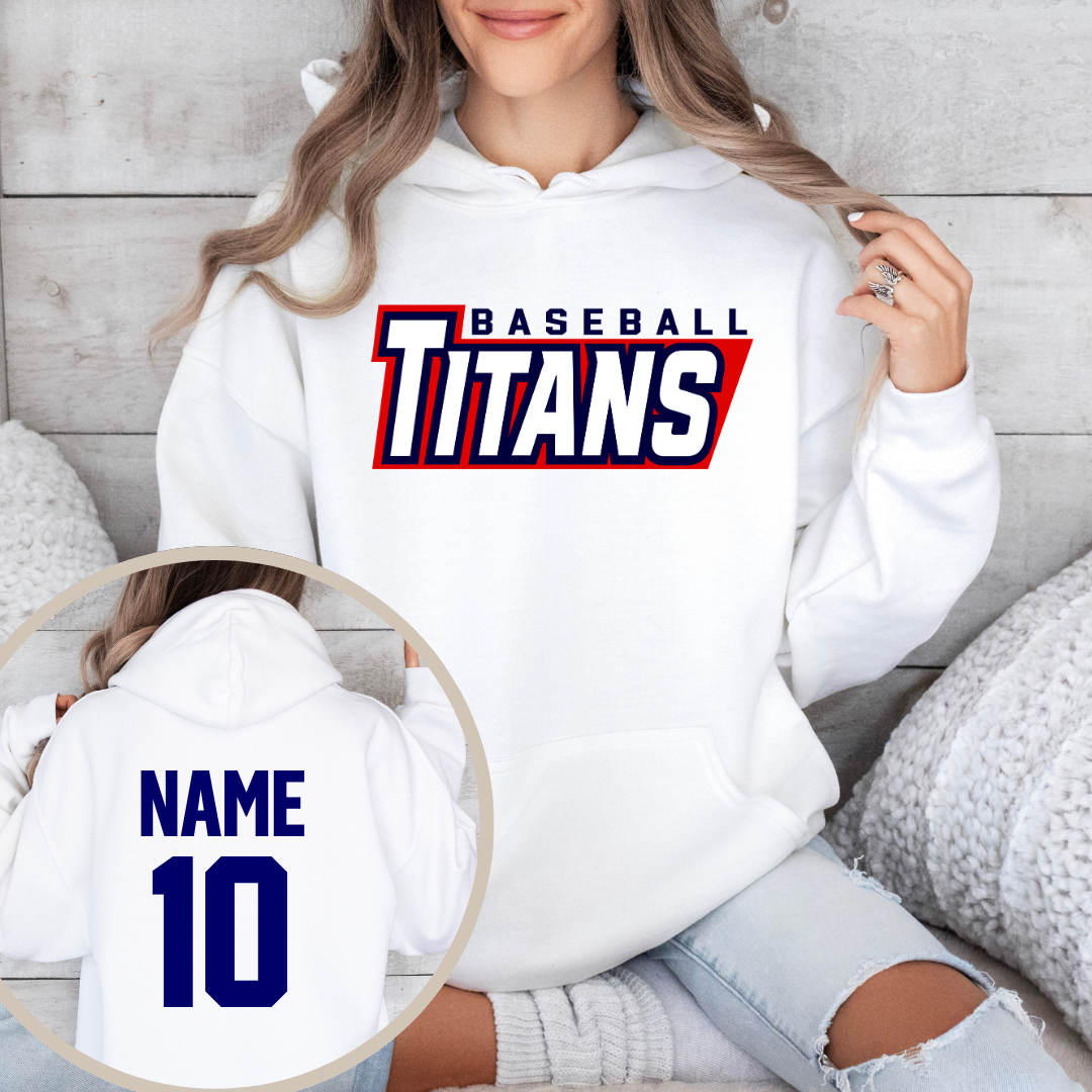 Grove City Titans Baseball Hoodie Style 3