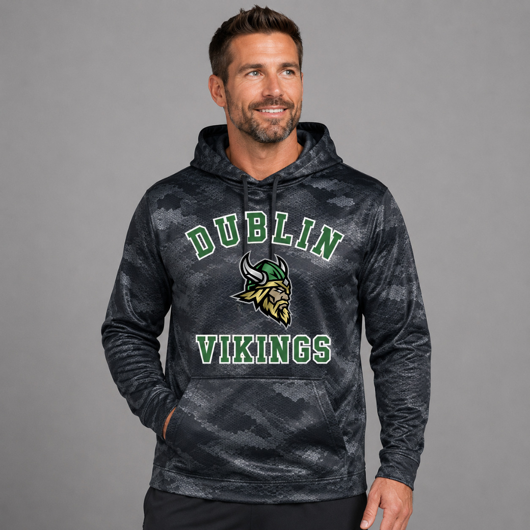 DFL Vikings Football CamoHex Hoodie