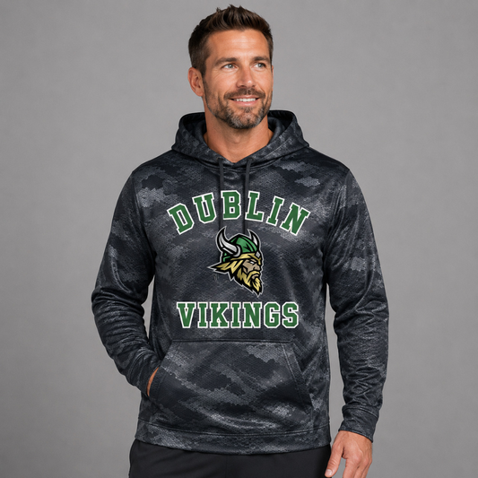DFL Vikings Football CamoHex Hoodie