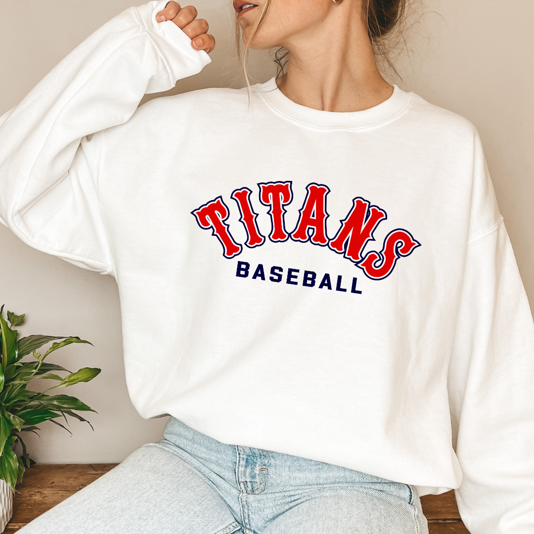 Grove City Titans Baseball Crewneck Style 4