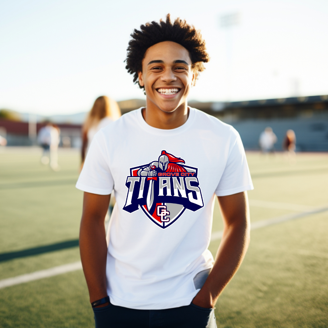 Grove City Titans Baseball Tee Style 1