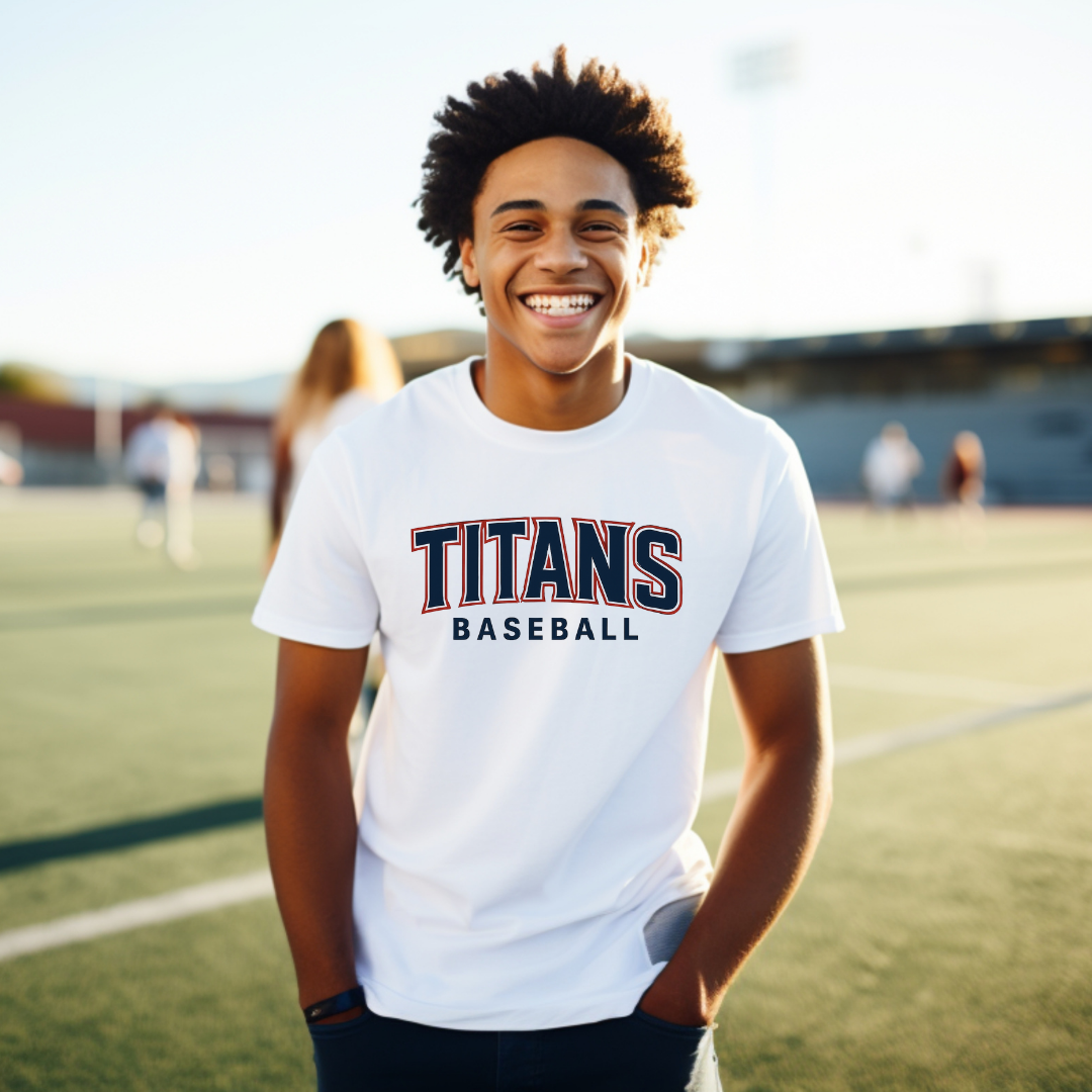 Grove City Titans Baseball Tee Style 2