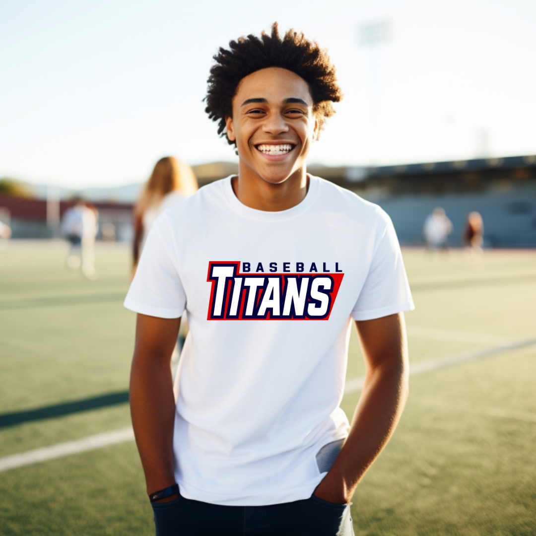 Grove City Titans Baseball Tee Style 3