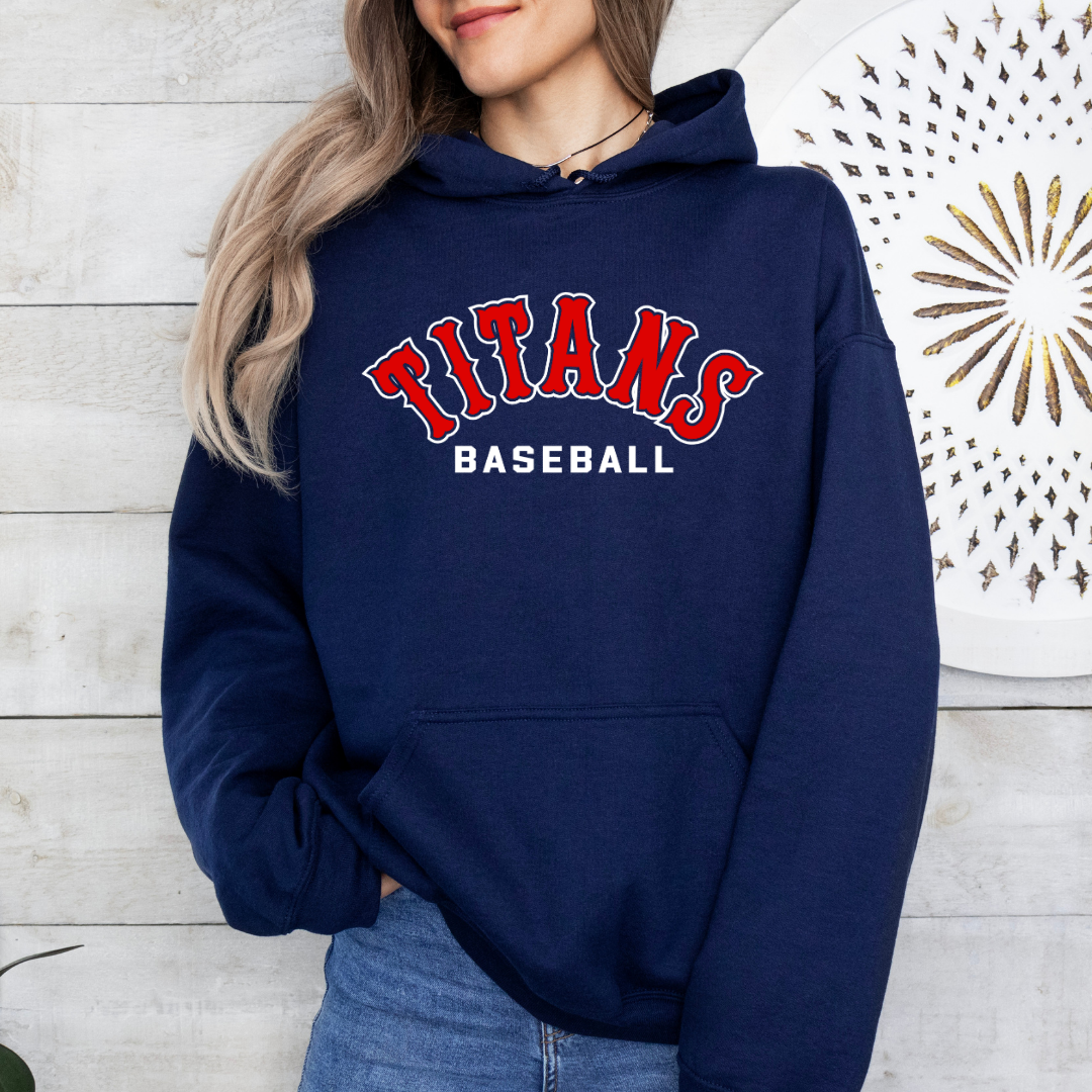 Grove City Titans Baseball Hoodie Style 4