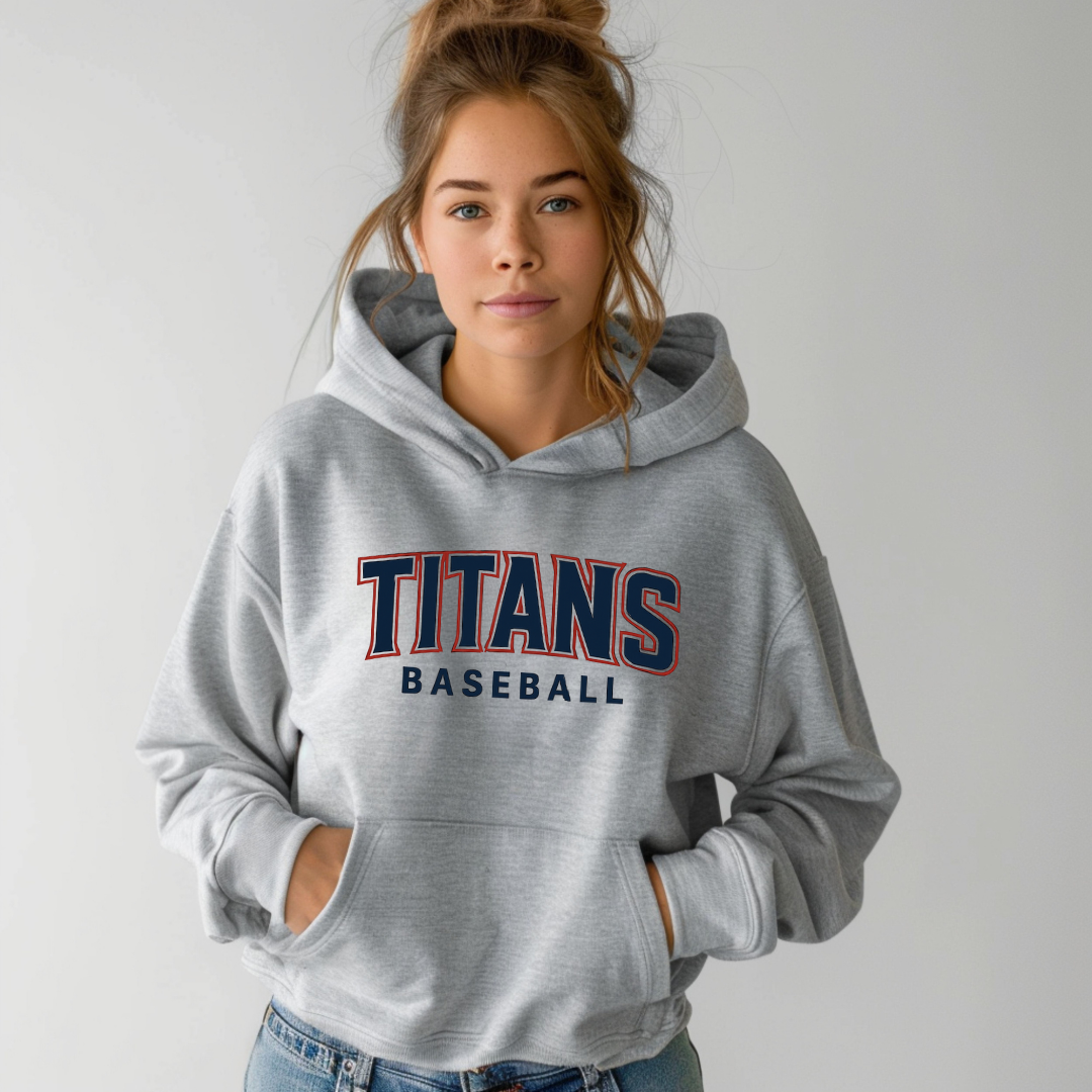 Grove City Titans Baseball Hoodie Style 2