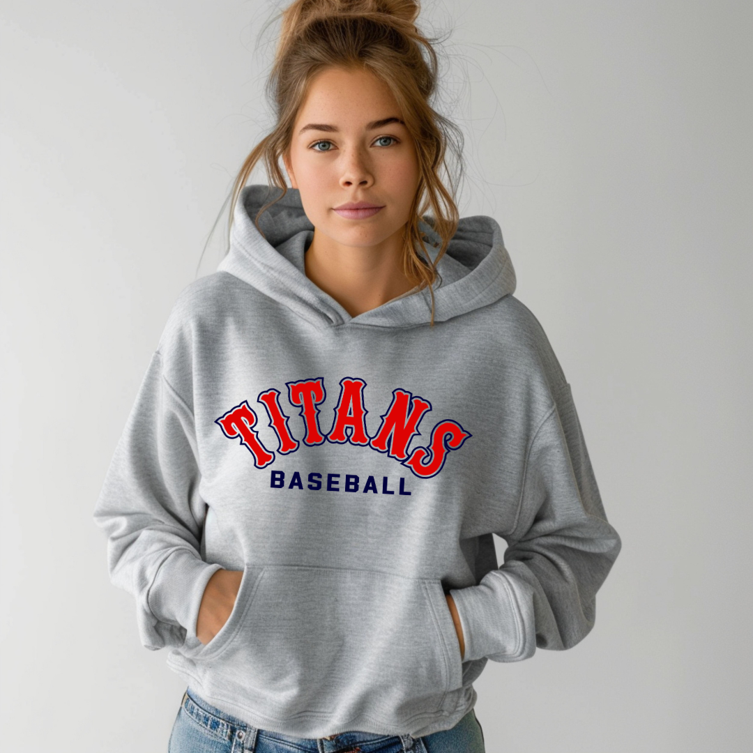Grove City Titans Baseball Hoodie Style 4