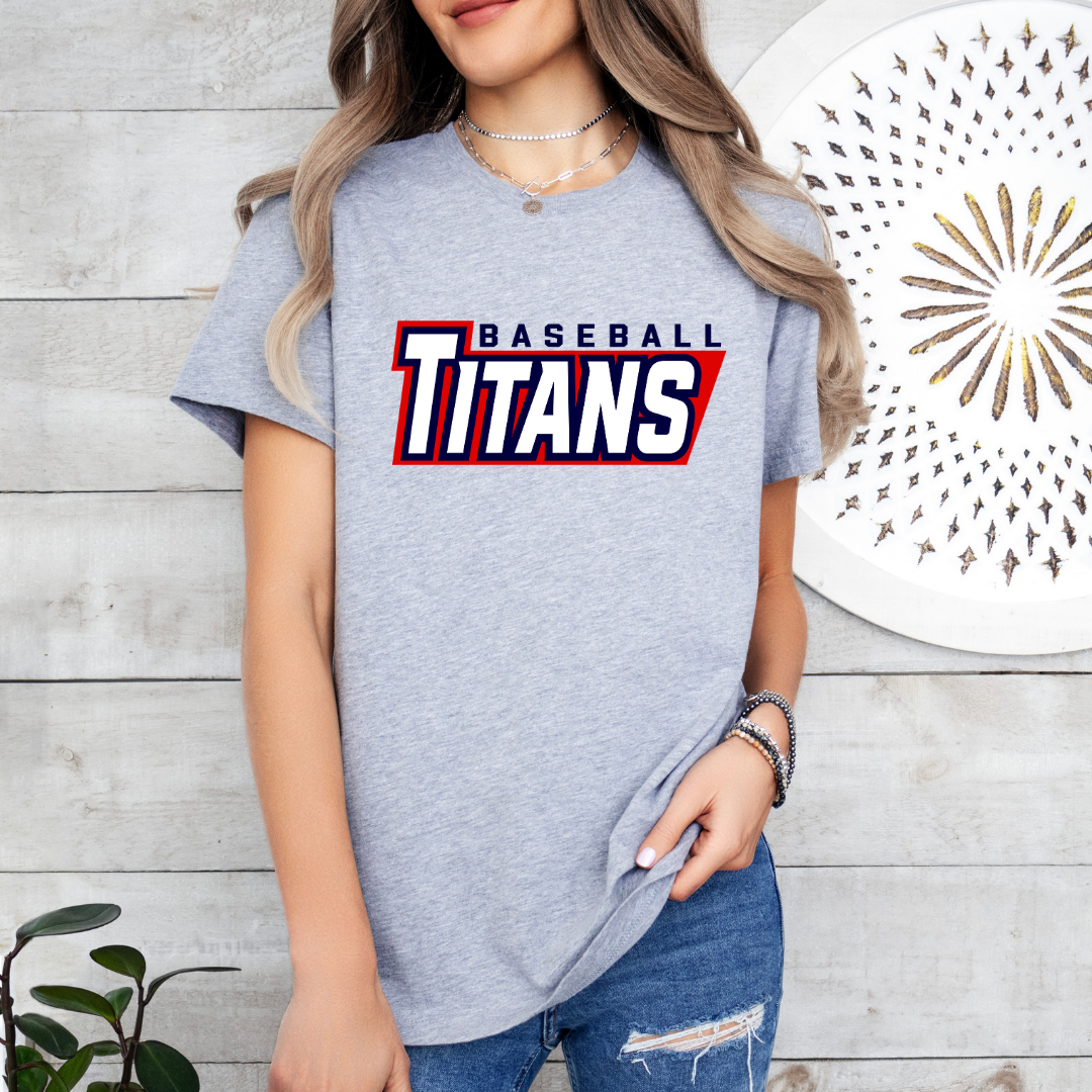 Grove City Titans Baseball Tee Style 3