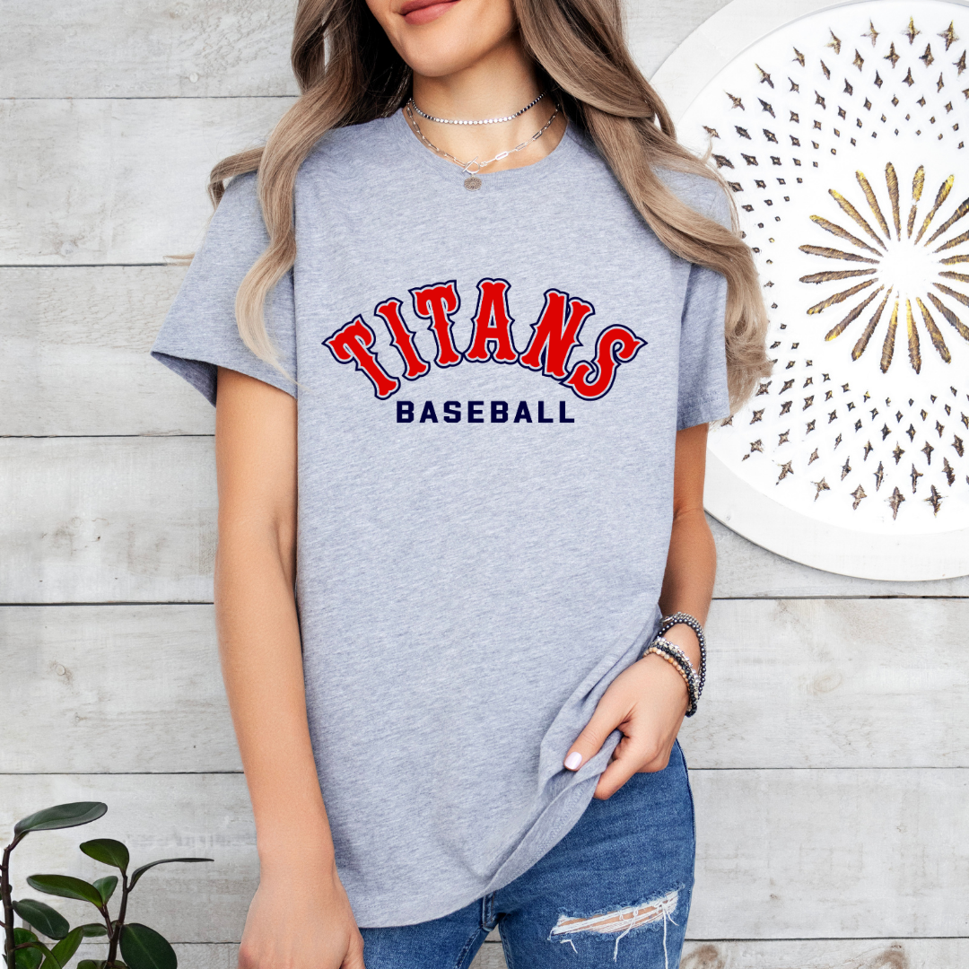 Grove City Titans Baseball Tee Style 4