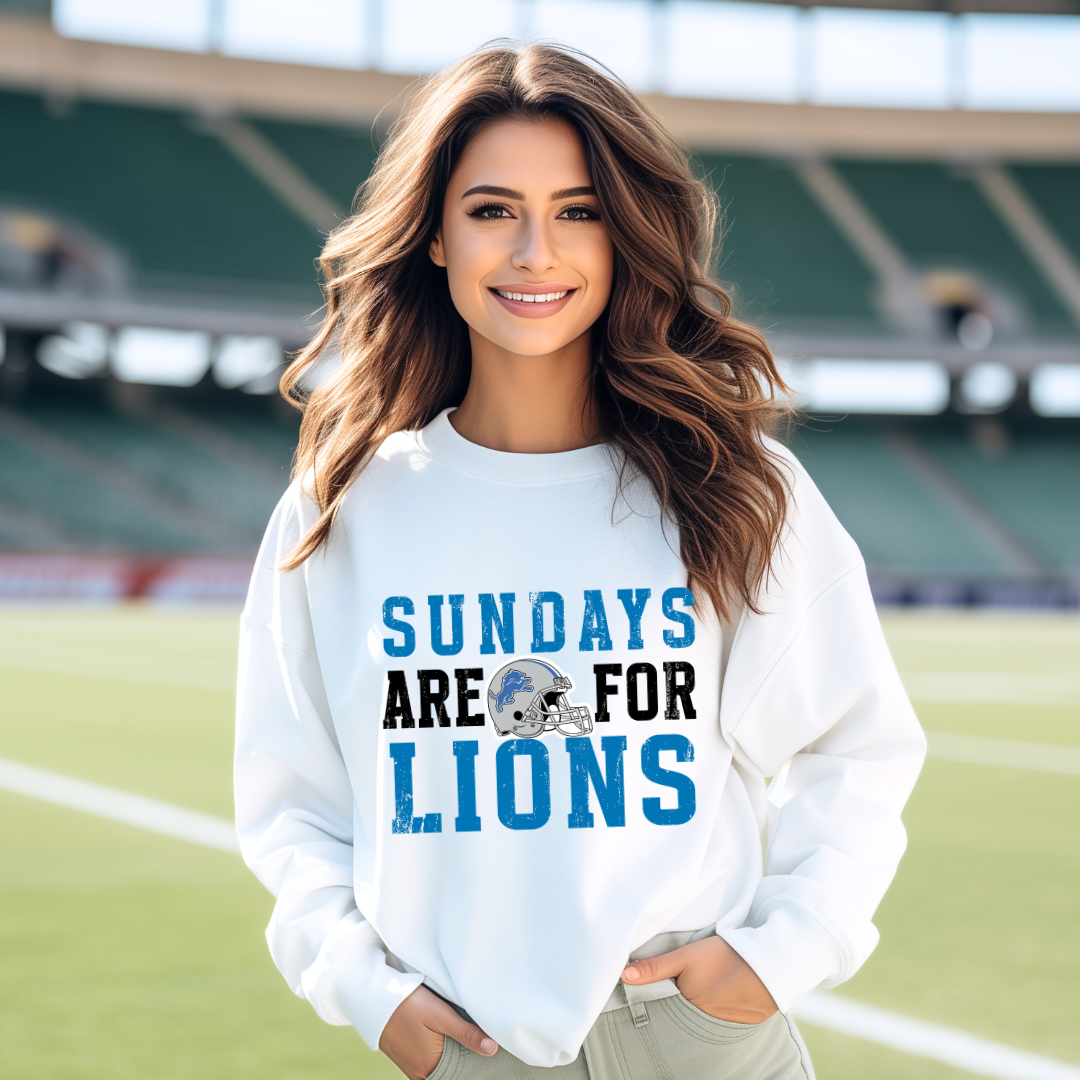 DFL Lions SUNDAYS Crewneck Sweatshirt