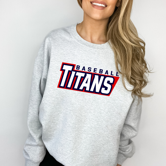 Grove City Titans Baseball Crewneck Style 3