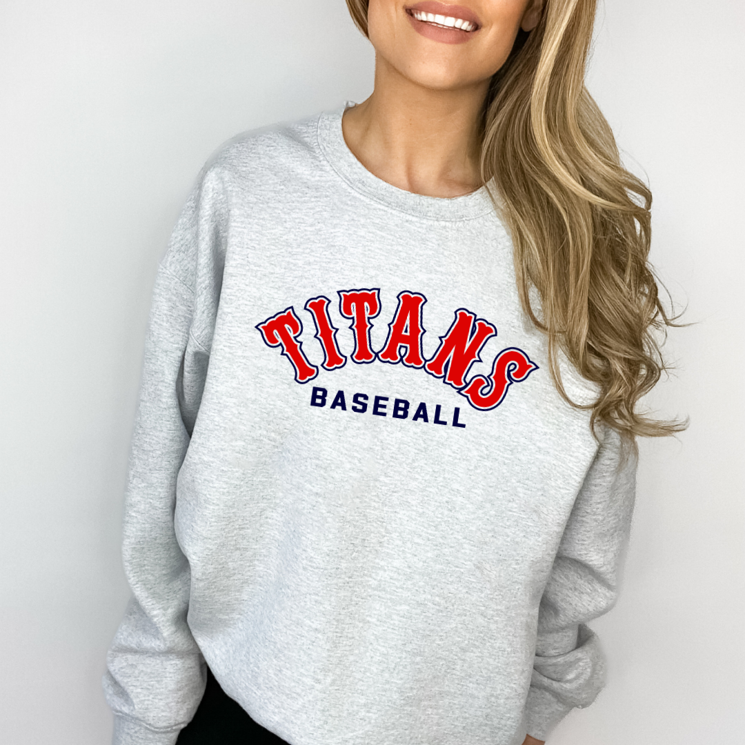 Grove City Titans Baseball Crewneck Style 4
