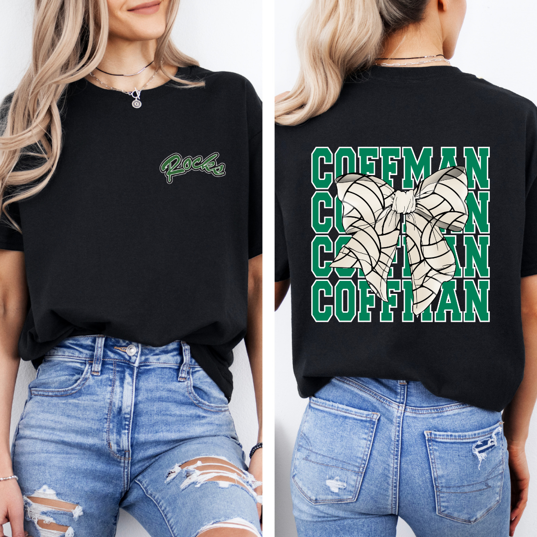 Coffman PRETTY PREP Logo Volleyball Tee