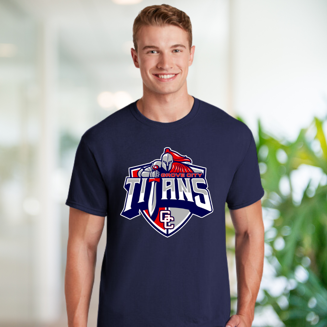 Grove City Titans Baseball Tee Style 1