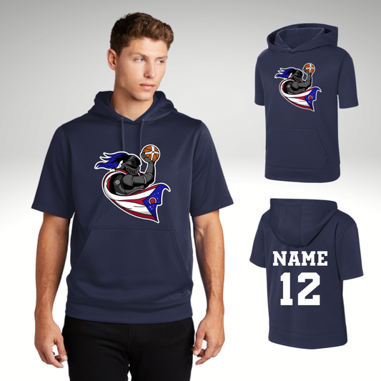 Columbus Knights Short Sleeve Hoodie