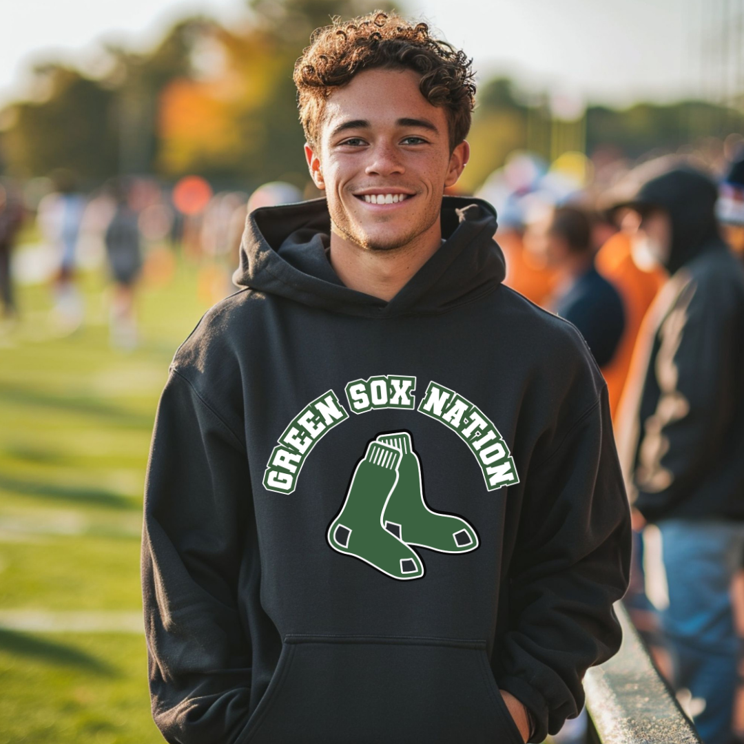 Green Sox Hoodie Style 4
