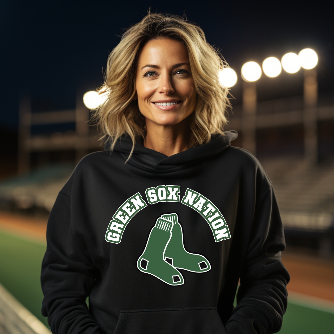 Green Sox Hoodie Style 4