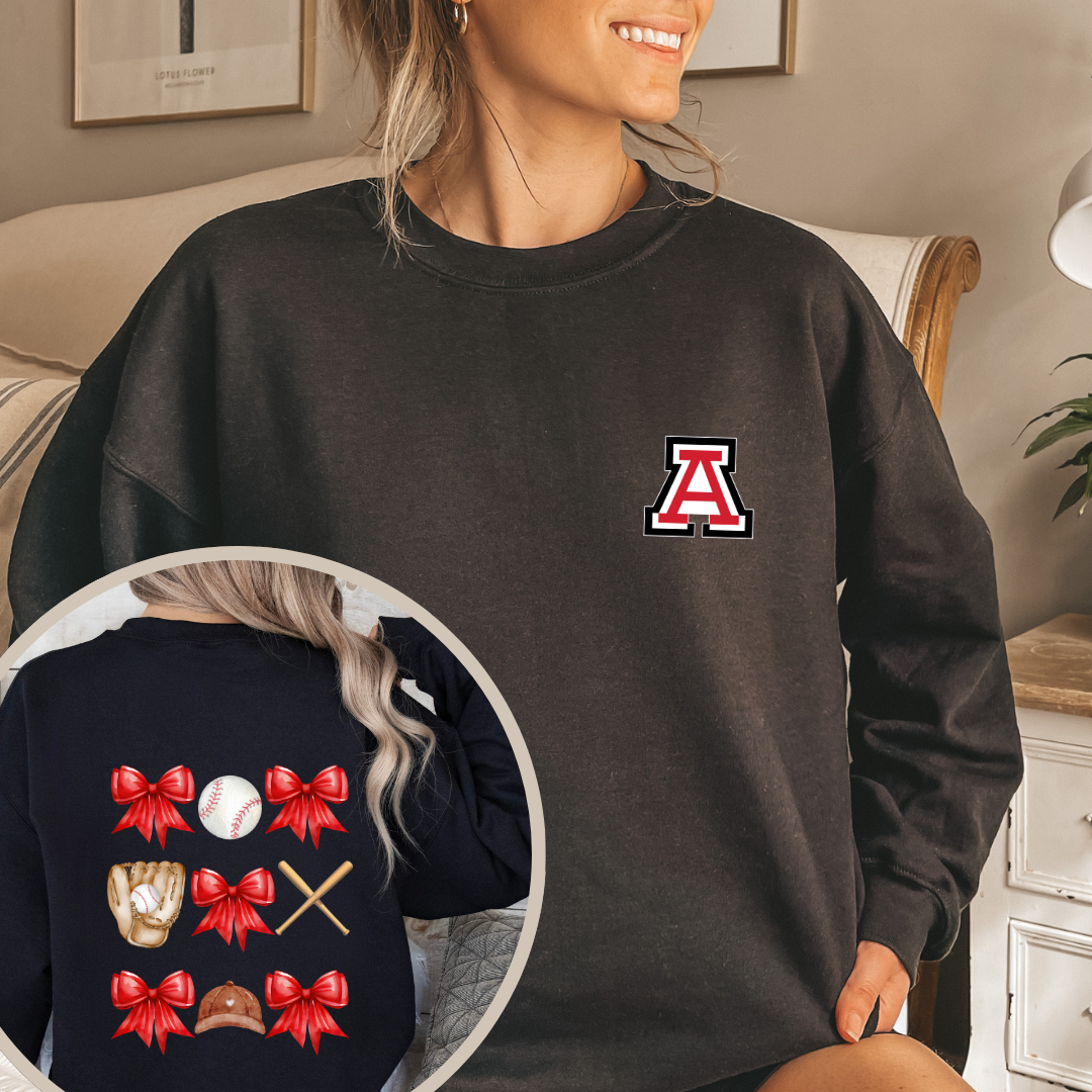 Alder Baseball Pretty Prep Crewneck Sweatshirt