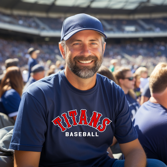 Grove City Titans Baseball Tee Style 4