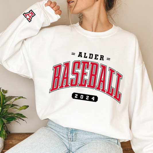 Alder Baseball 2024 Crewneck Sweatshirt