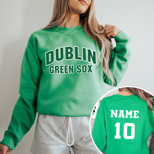 Green Sox Crewneck Sweatshirt Style 6