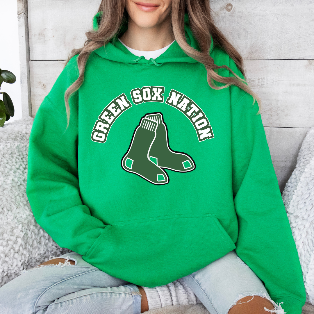 Green Sox Hoodie Style 4