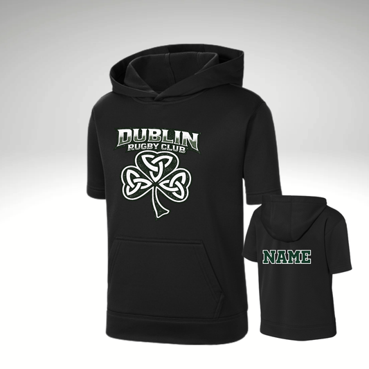Dublin Rugby Short Sleeve Performance Hoodie