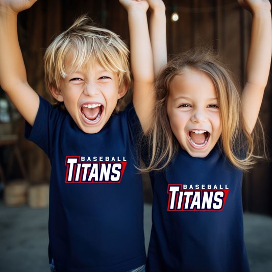 Grove City Titans Baseball Tee Style 3