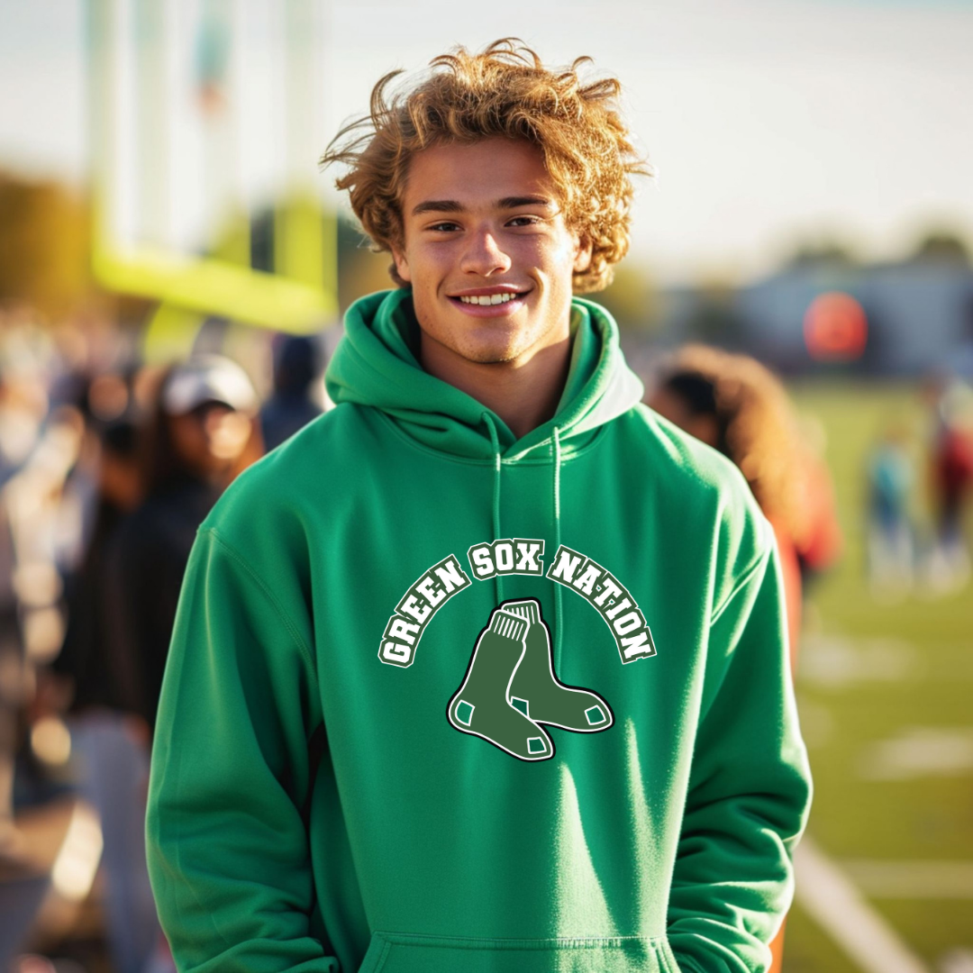 Green Sox Hoodie Style 4
