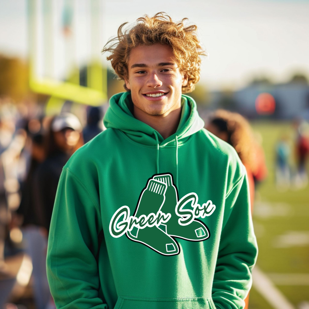 Green Sox Hoodie Style 5