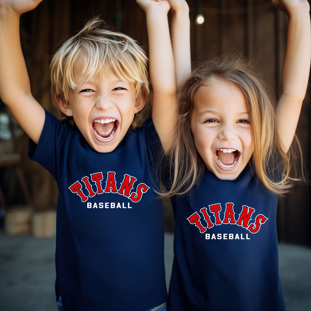 Grove City Titans Baseball Tee Style 4