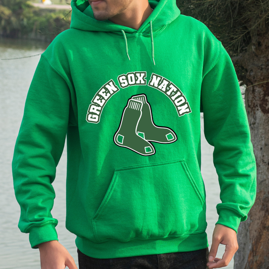 Green Sox Hoodie Style 4