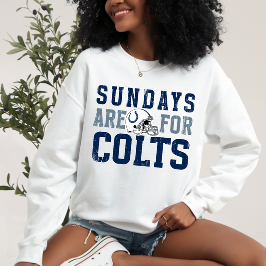 Sundays Are For Colts Crewneck Sweatshirt