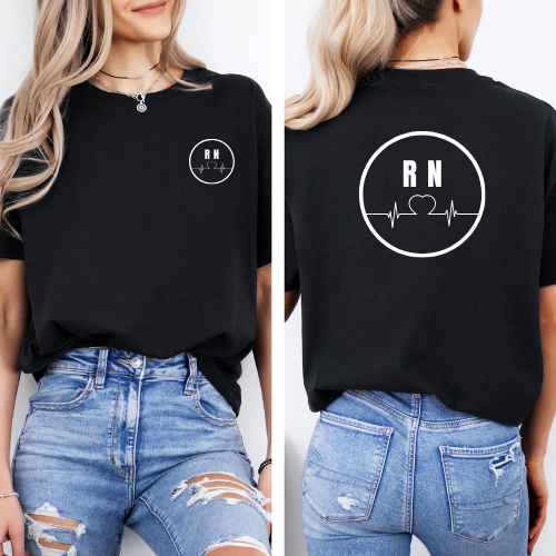 Nursing Tee Shirt Short Sleeve