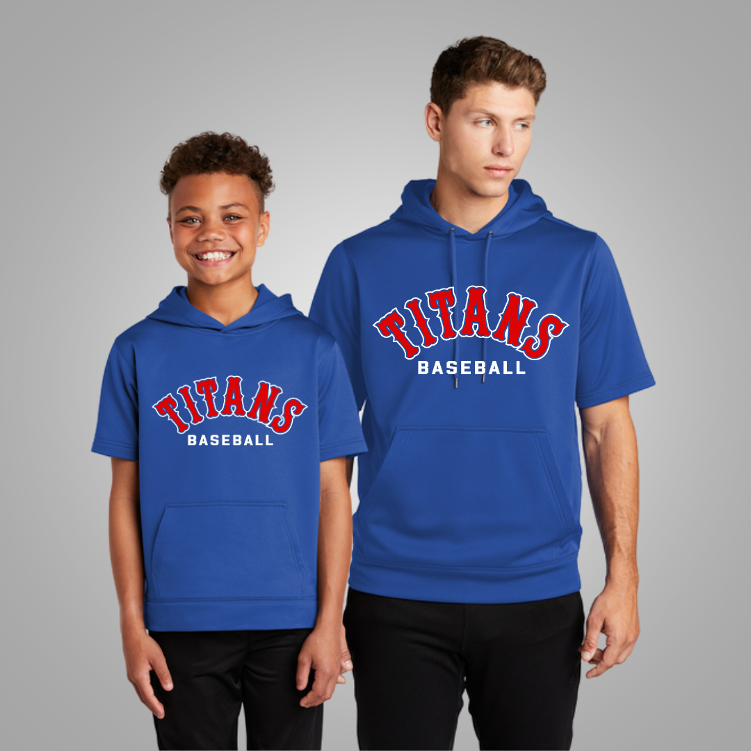 Grove City Titans Short Sleeve Hoodie Style 4