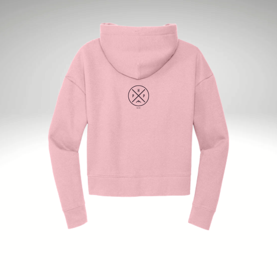 ALIGNED Modest Cropped Fleece Hoodie