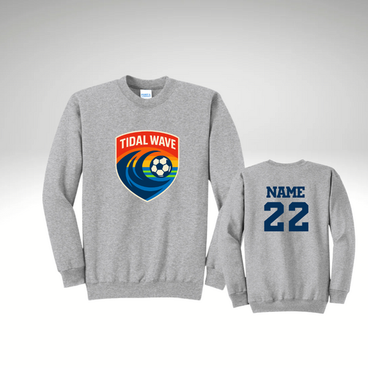 Tidal Wave Soccer Crewneck Fleece