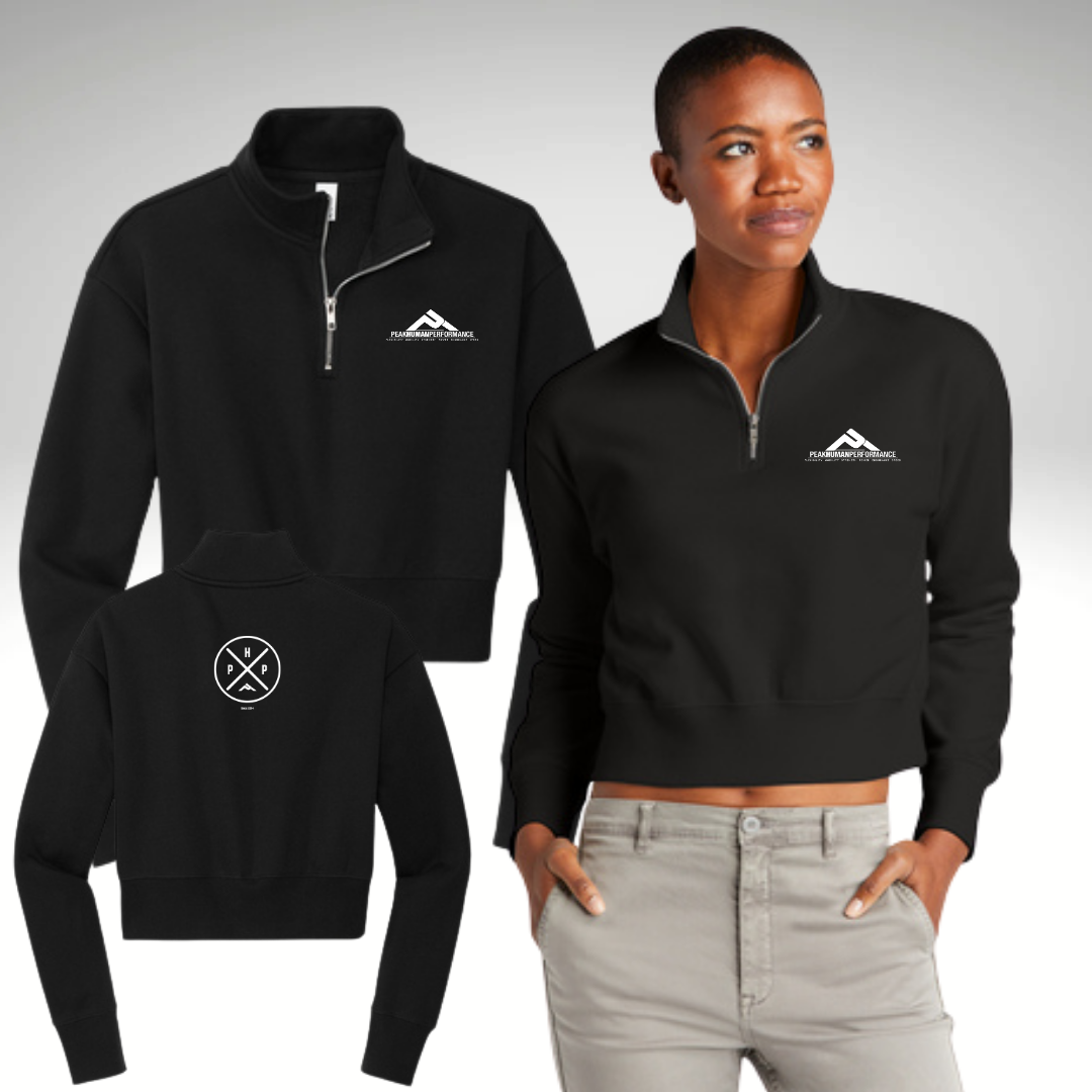 PEAK Human Performance Crop Fleece 1/4 Zip-Up