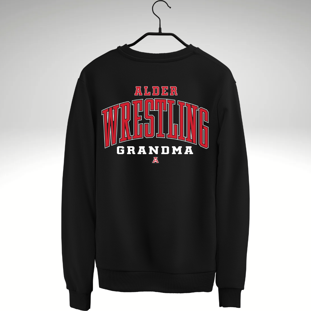 Alder Wrestling GRANDMA Crewneck Sweatshirt