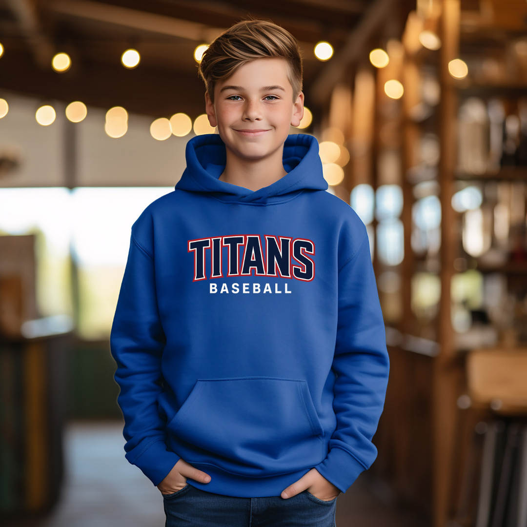 Grove City Titans Baseball Hoodie Style 2
