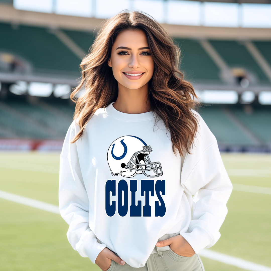 Colts Helmet Crewneck Sweatshirt